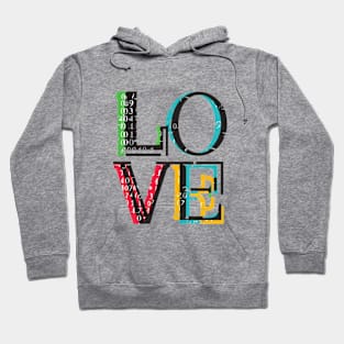 LOVE illustration text Hoodie